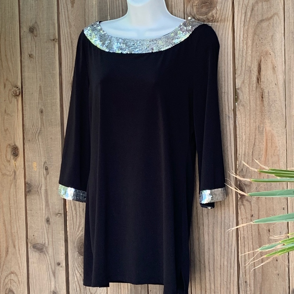 CHARTER CLUB Sequin embellished top